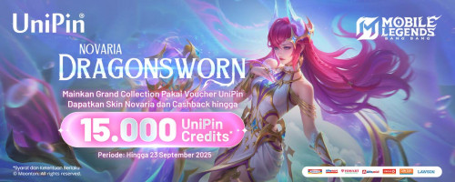 Miliki Skin Novaria Dragonsworn di Mobile Legends Pakai Voucher UniPin, Cashback Hingga 15.000 UniPin Credits!